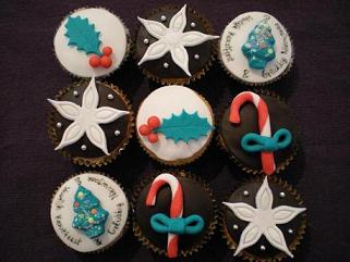 kerst cupcakes