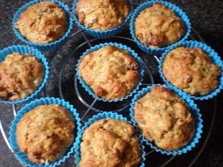 bananenmuffins met pecannoten