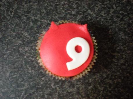 9Lives cupcake