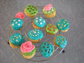 versierde cupcakes