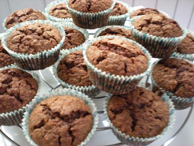 chocolade-hazelnoot cupcakes