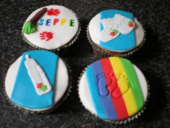 geboorte cupcakes