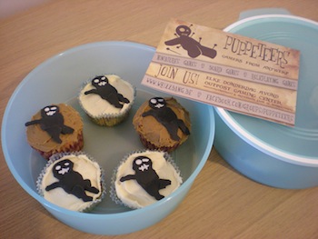Puppeteer cupcakes