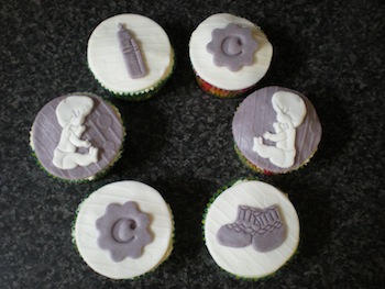 geboorte cupcakes, birth cupcakes