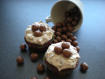 malteser cupcakes