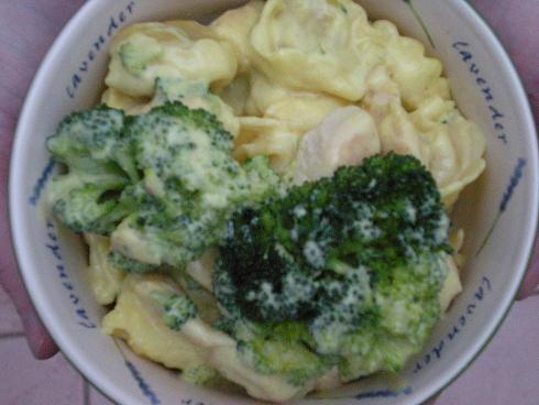 tortellini met kip en broccoli