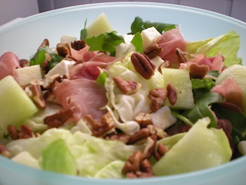 pittige meloensalade